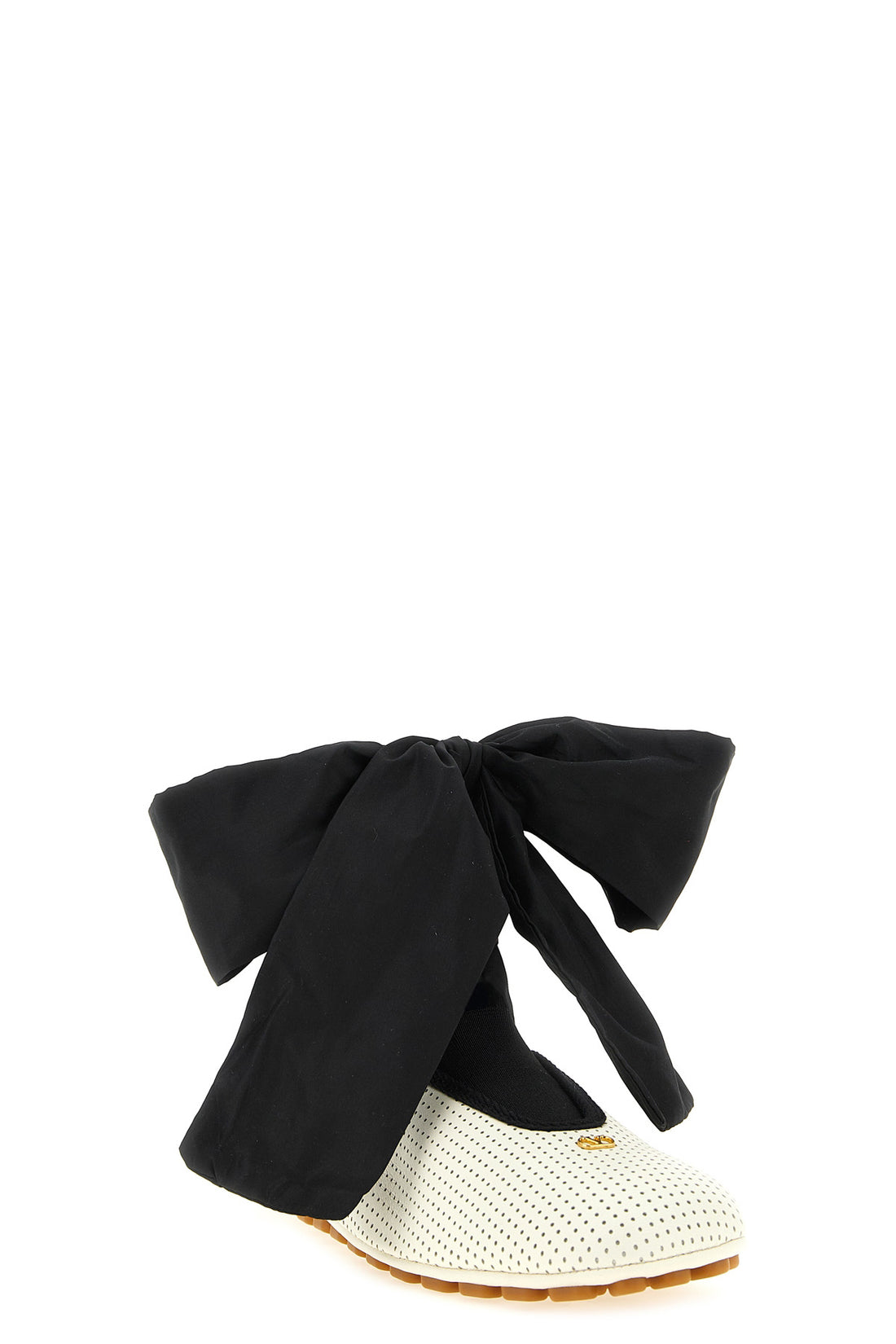 VALENTINO GARAVANI 36 rythmika openwork nappa leather ballet flats