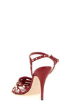 the valentino garavani rockstud high-heeled sandal defines a bold shape through