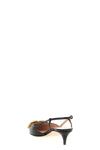 smooth calf leather slingbacks