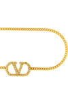 antiqued metal chain belt