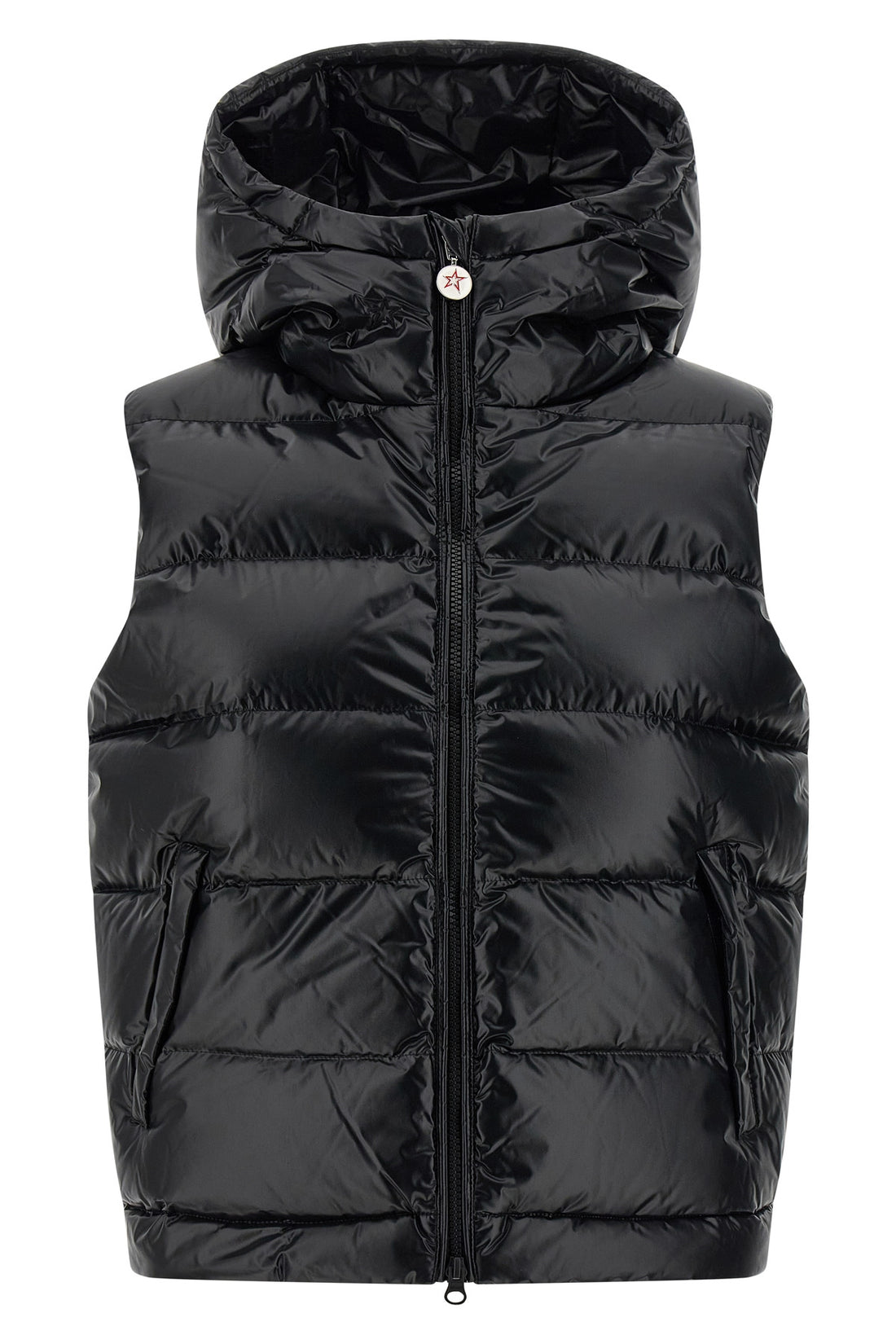 PERFECT MOMENT L polar flare vest in quilted and padded technical fabric