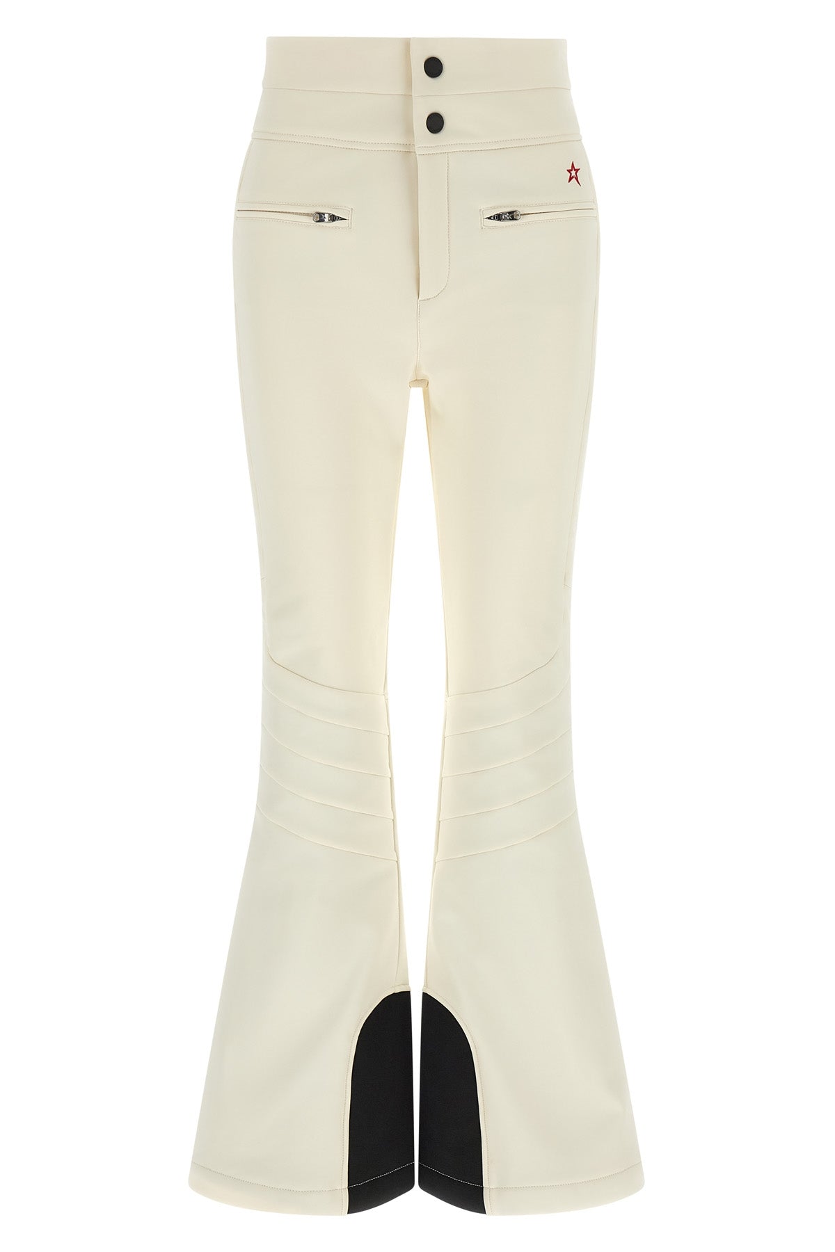 the perfect moment aurora ski pants features a flared high-waisted silhouette
