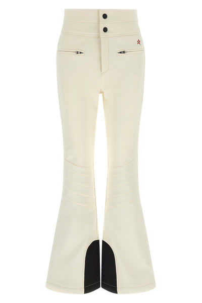 the perfect moment aurora ski pants features a flared high-waisted silhouette