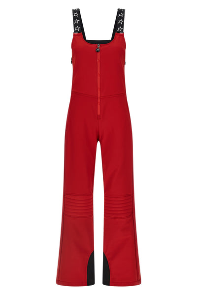 jg bib ski overalls in water-repellent and breathable toray dermizax(tm) fabri
