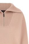 the perfect moment half-zip sweater in a fine blend of ultrafine merino wool and