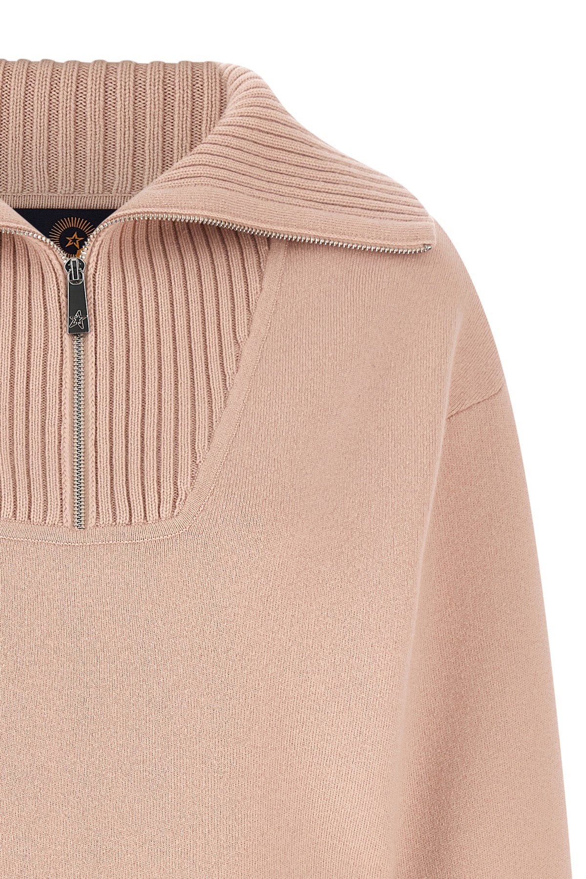 the perfect moment half-zip sweater in a fine blend of ultrafine merino wool and