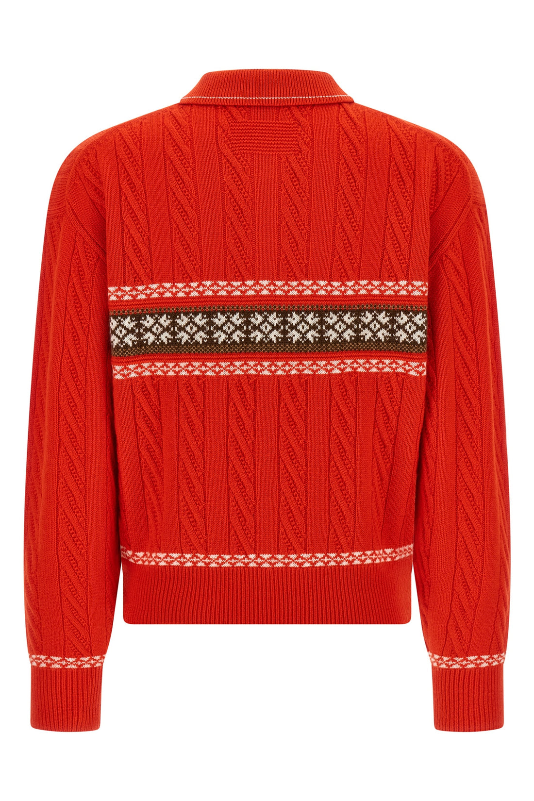 GUEST IN RESIDENCE M polo cable collegiate collar sweater
