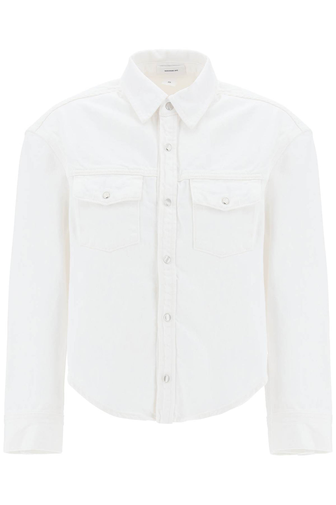 boxy denim overshirt