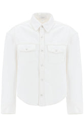 boxy denim overshirt