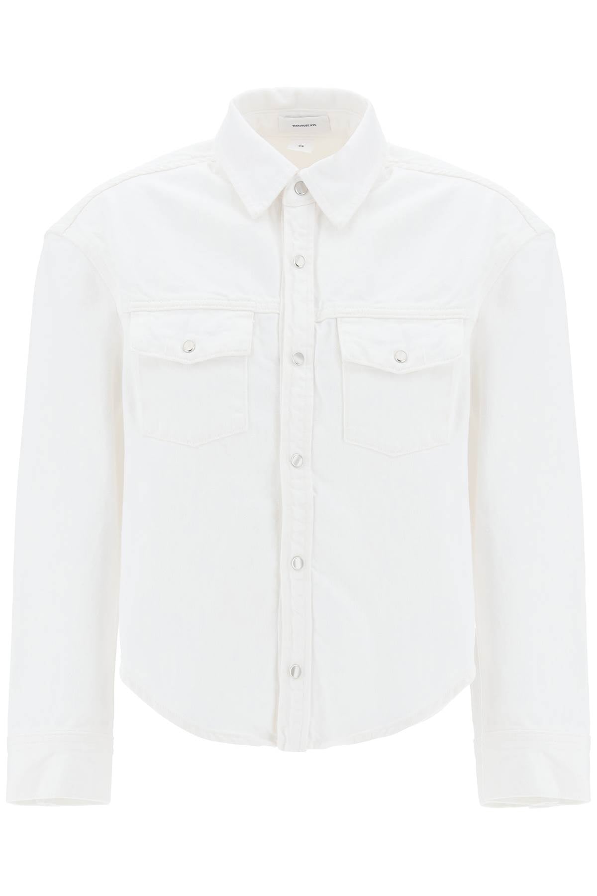 boxy denim overshirt