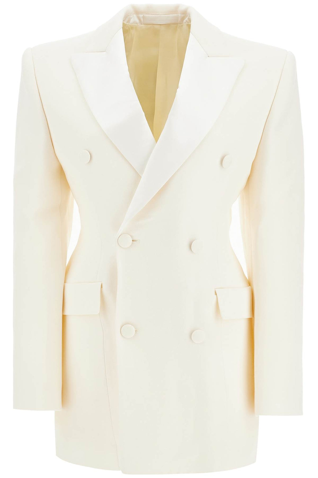 double-breasted blazer dress