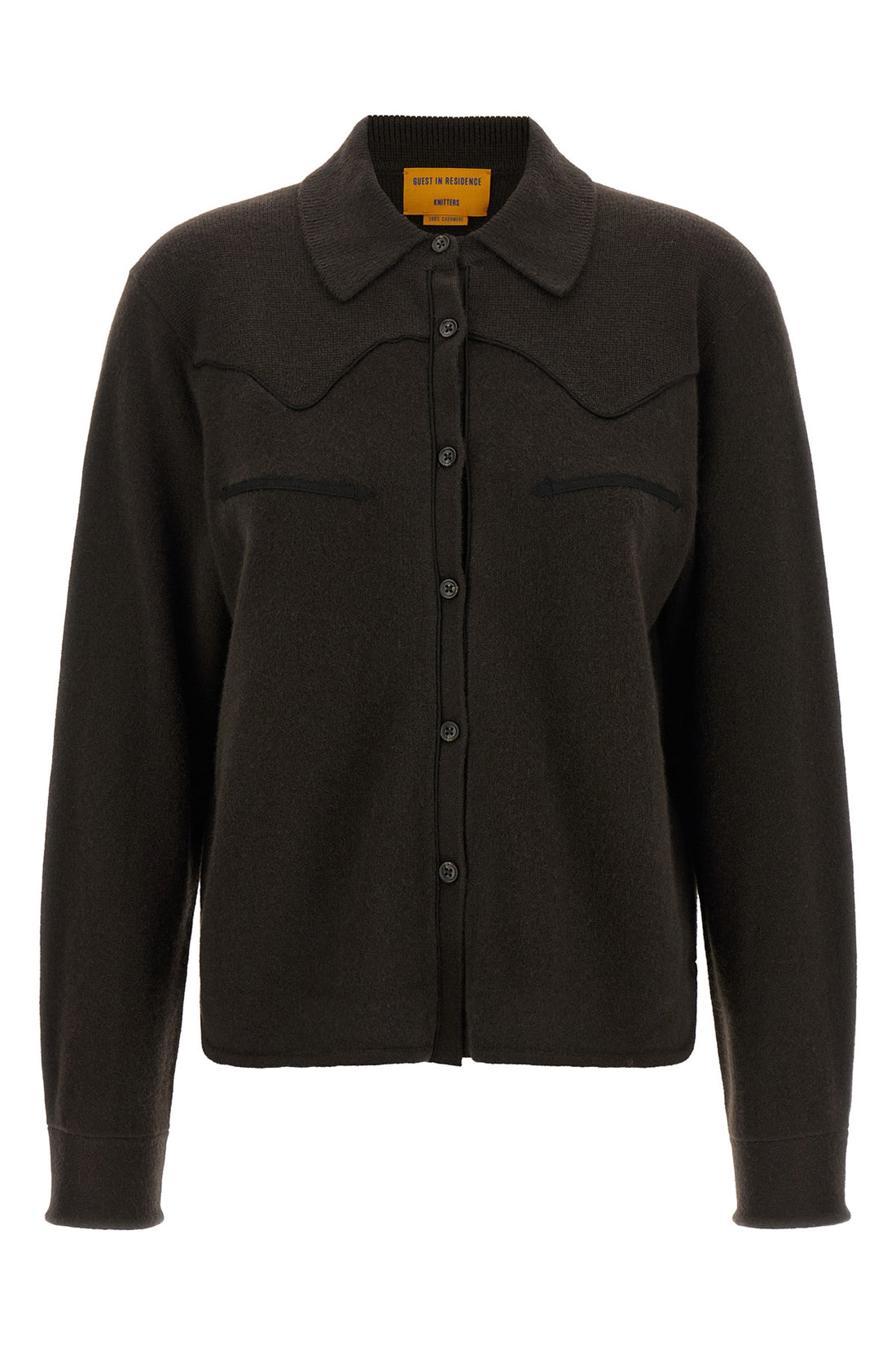 GUEST IN RESIDENCE M the guest in residence cropped western shirt redefines the classic texan-inspi