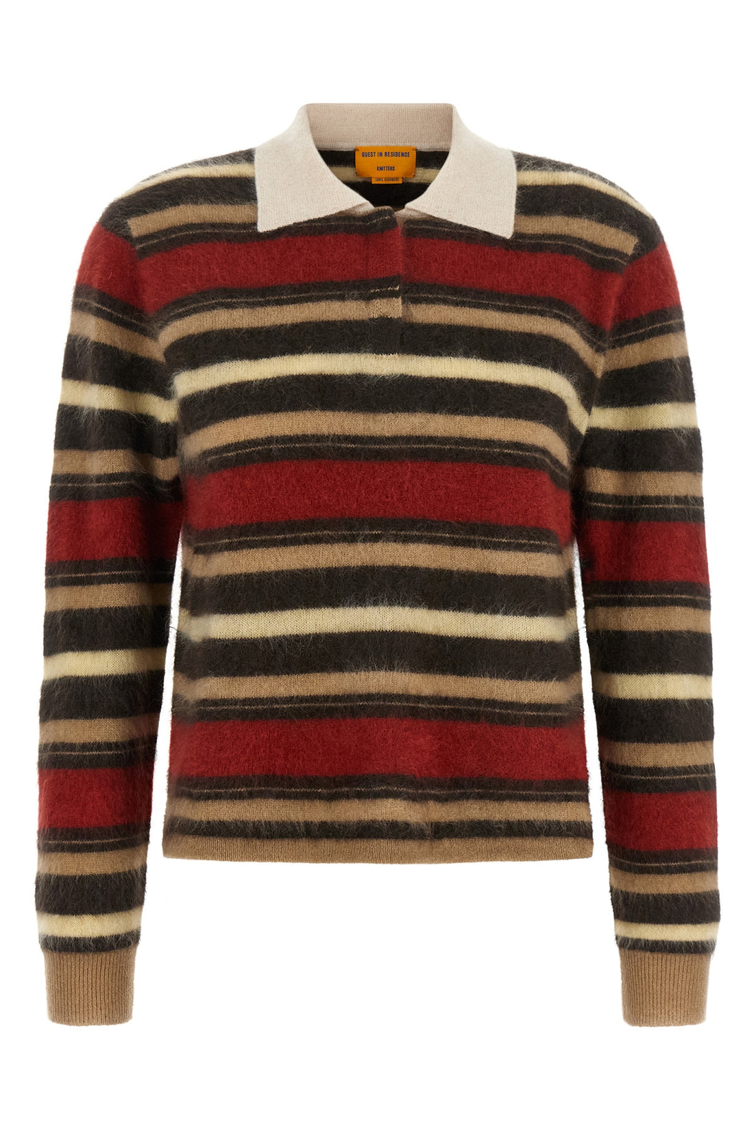 GUEST IN RESIDENCE M the guest in residence grizzly cropped rugby crop polo shirt stands out for it