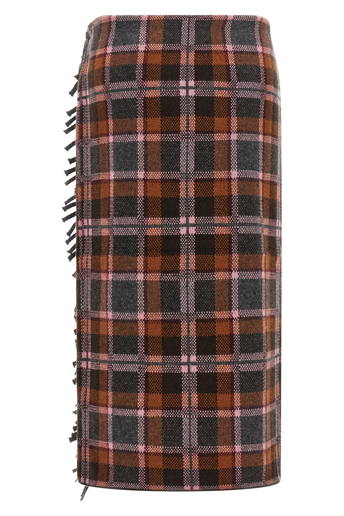 GUEST IN RESIDENCE L the guest in residence tartan wrap midi skirt defines a new interpretation of