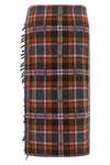 the guest in residence tartan wrap midi skirt defines a new interpretation of