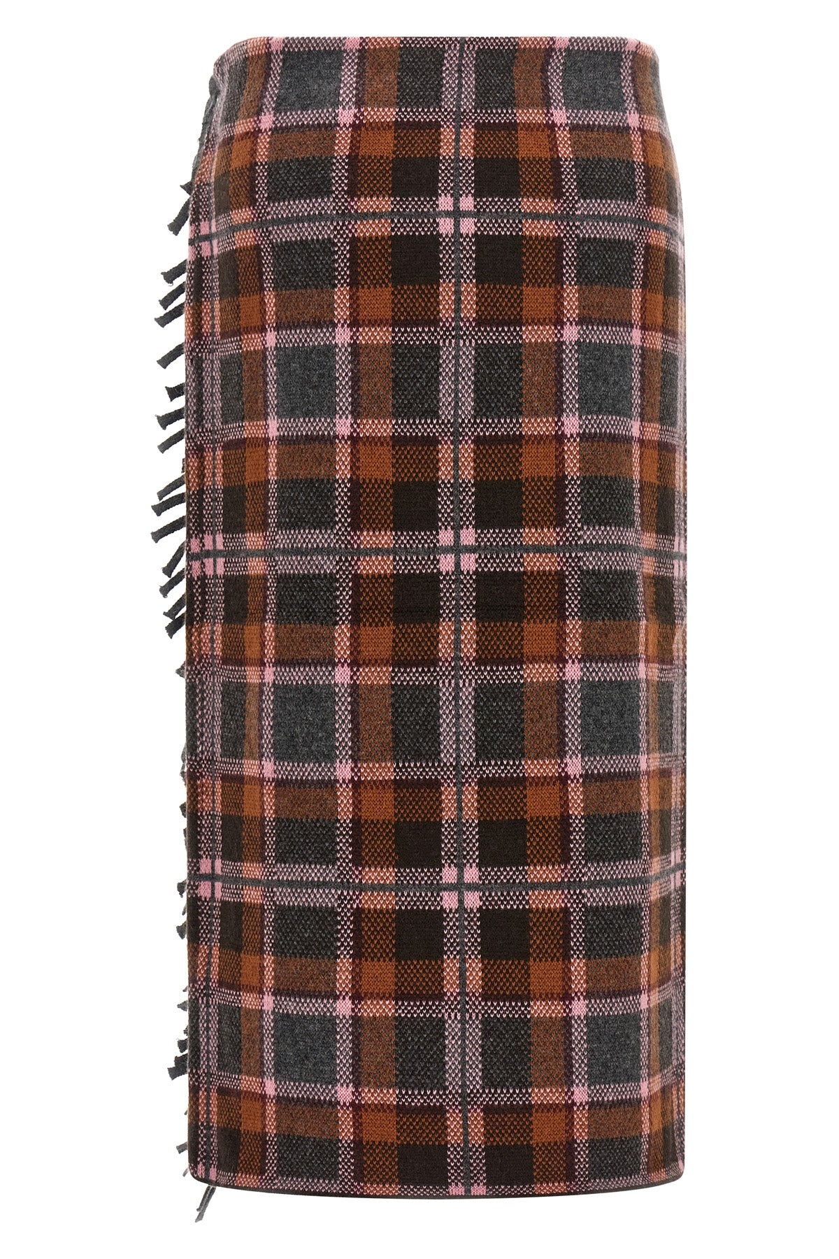 the guest in residence tartan wrap midi skirt defines a new interpretation of