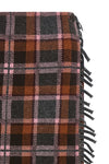 the guest in residence tartan wrap midi skirt defines a new interpretation of