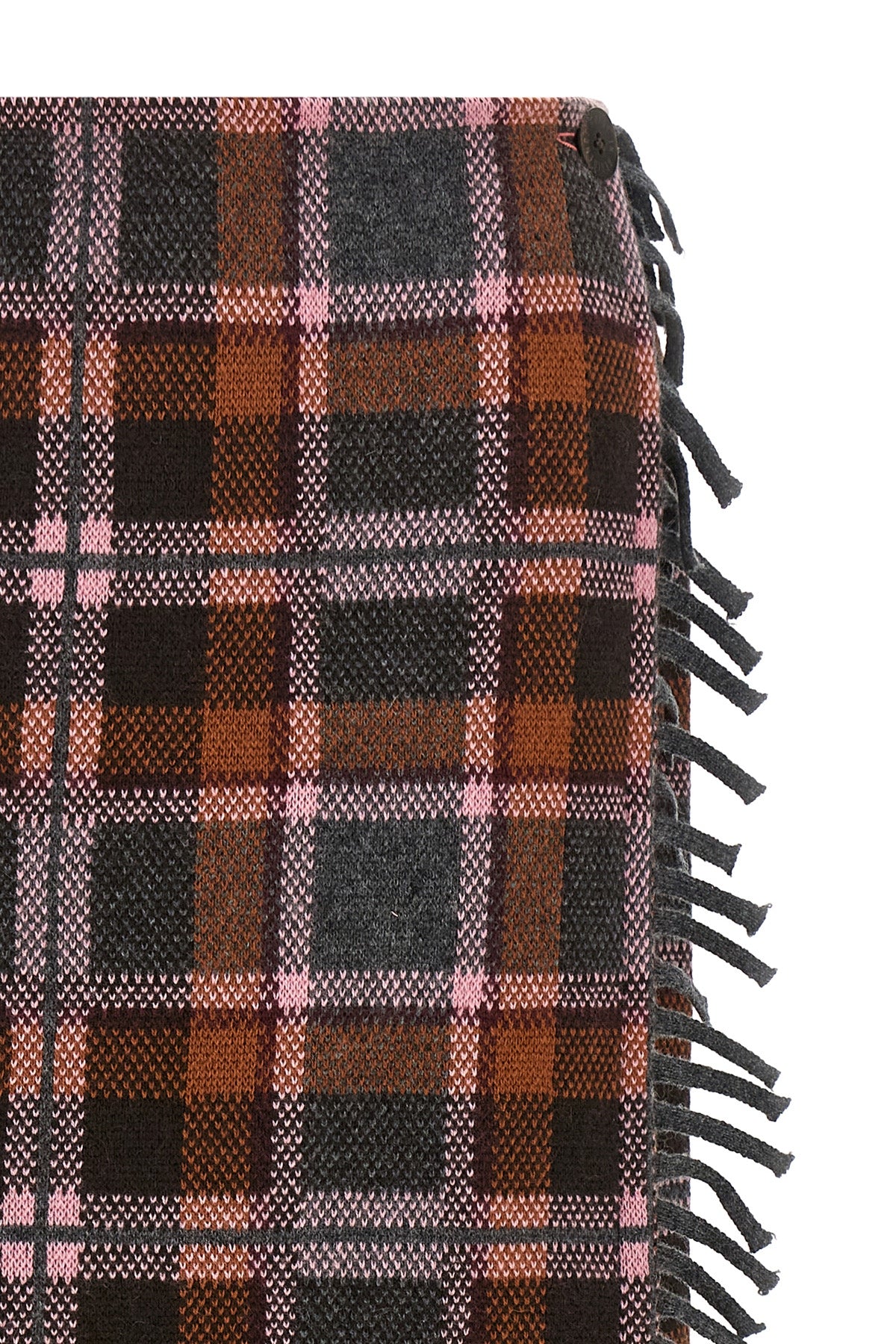 the guest in residence tartan wrap midi skirt defines a new interpretation of