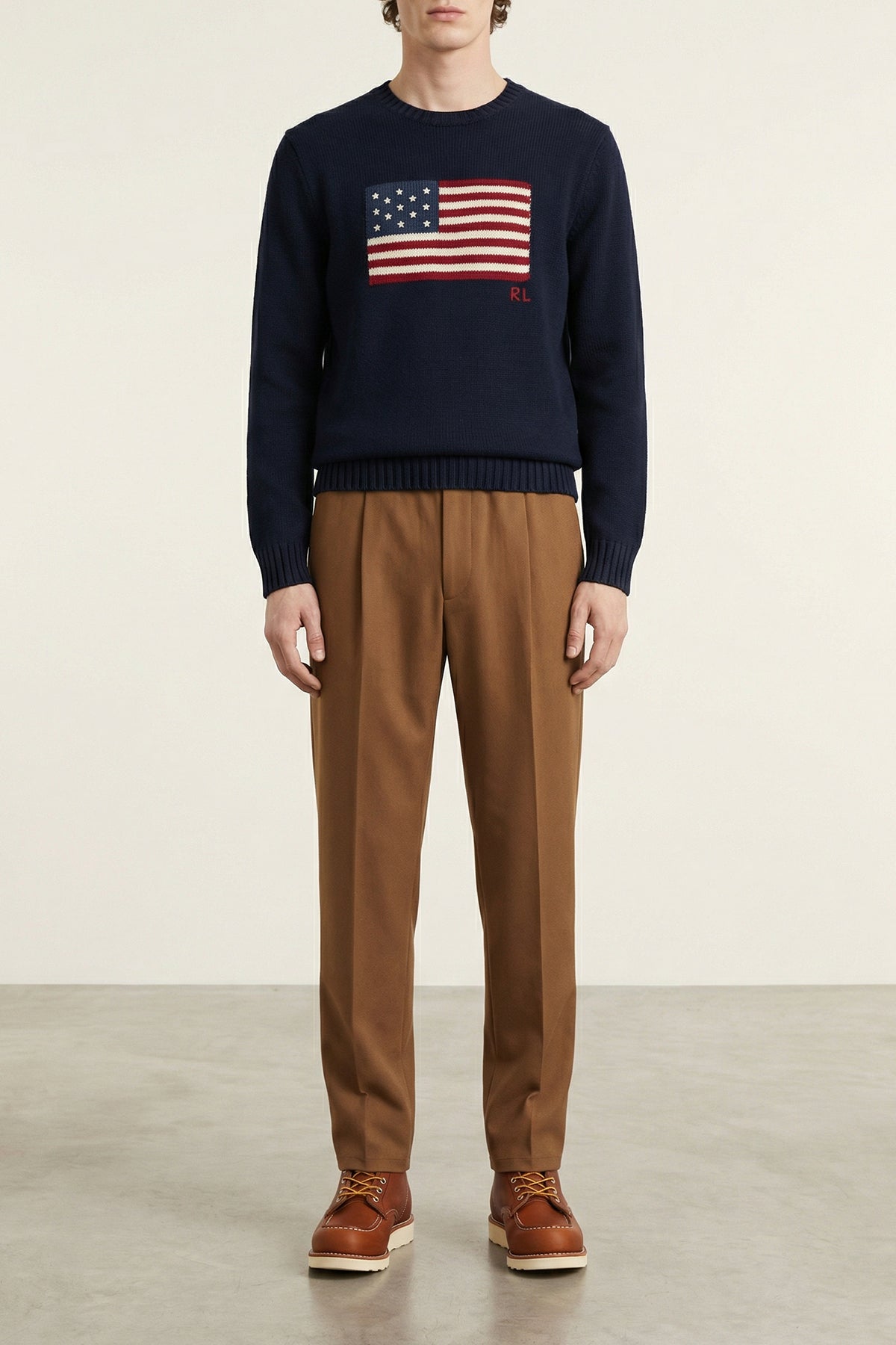 ezio viscose blend trousers