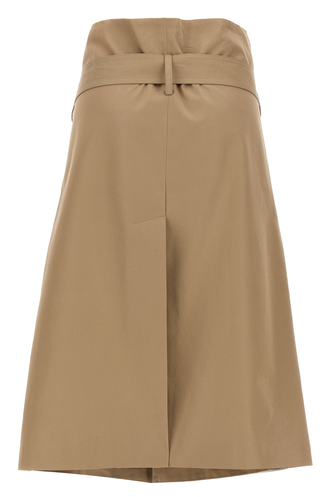 VETEMENTS M deconstructed trenchcoat wallet skirt in cotton