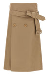 deconstructed trenchcoat wallet skirt in cotton