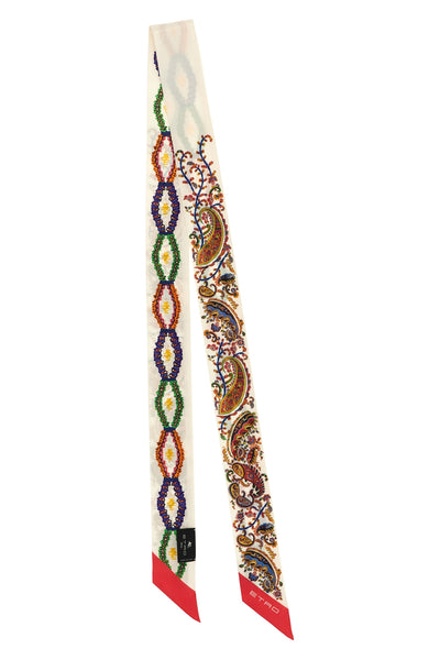 paisleyna pure silk twill scarf