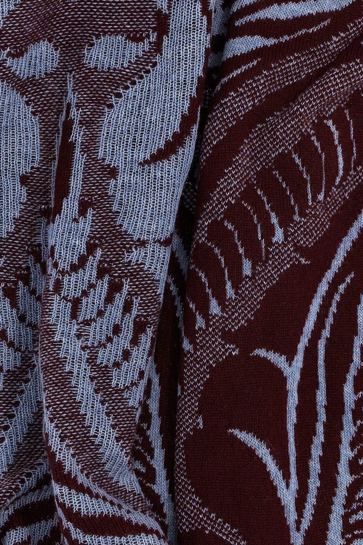 barocco jacquard wool scarf