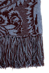 barocco jacquard wool scarf