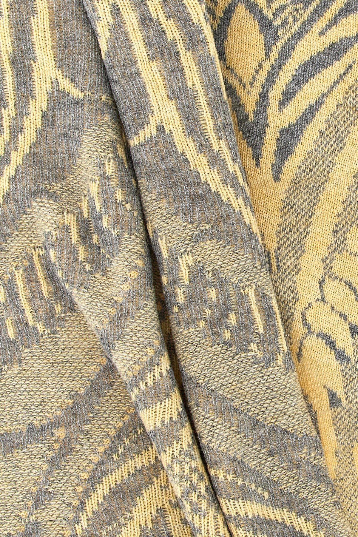 barocco jacquard wool scarf