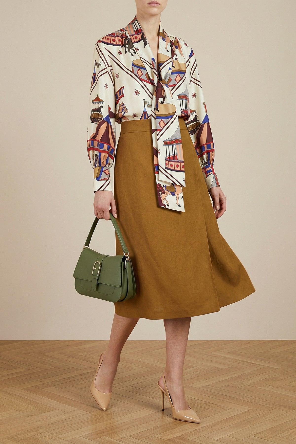 flow m leather shoulder bag