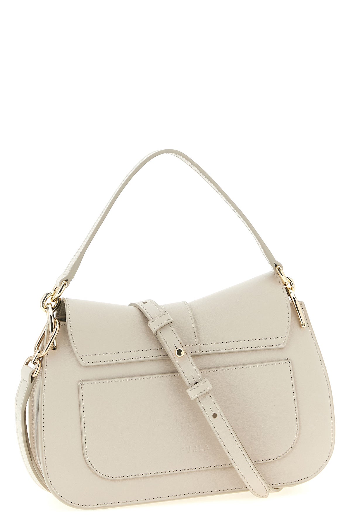 flow m leather shoulder bag