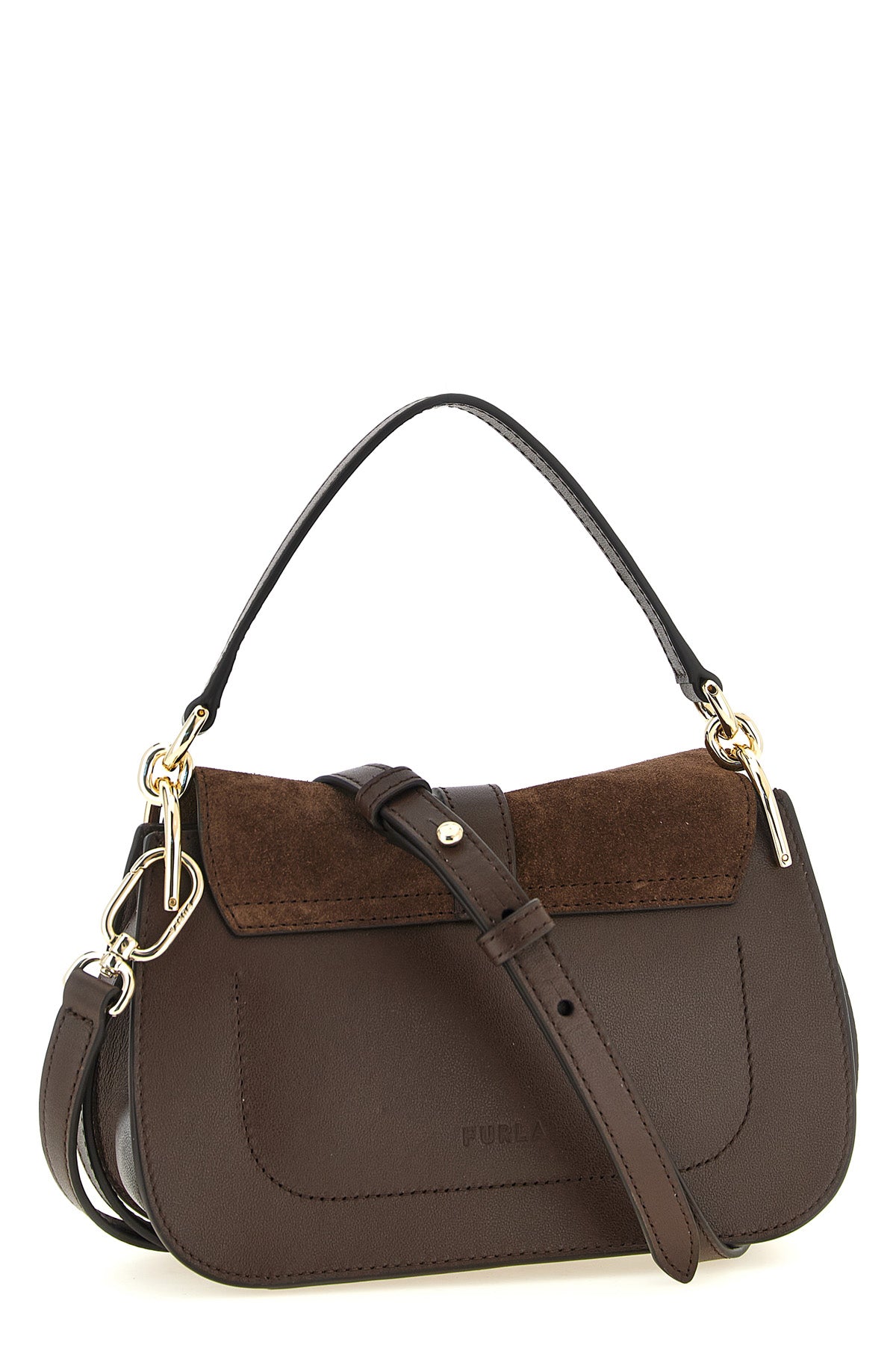 the furla flow mini handbag redefines everyday elegance through a clever play