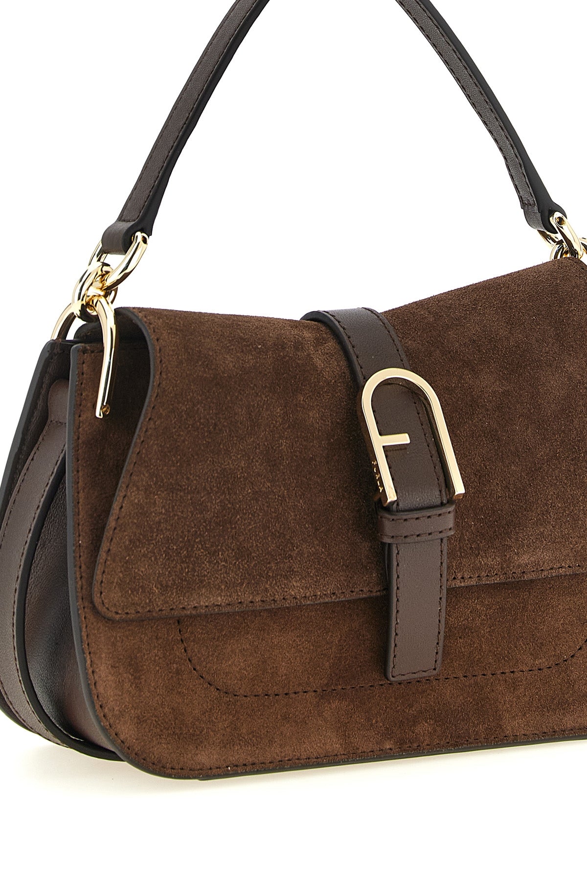 the furla flow mini handbag redefines everyday elegance through a clever play