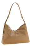 large furla sfera soft shoulder bag in padded smooth nappa leather