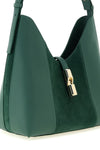 the furla goccia m shoulder bag has a destructured and capacious silhouette
