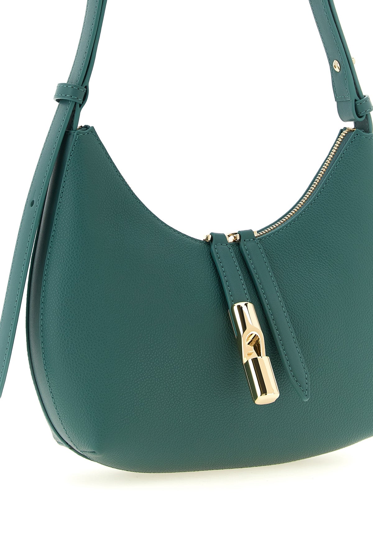 the furla goccia s shoulder bag defines a contemporary hobo silhouette
