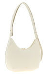 small furla goccia shoulder bag in hammered and smooth leather