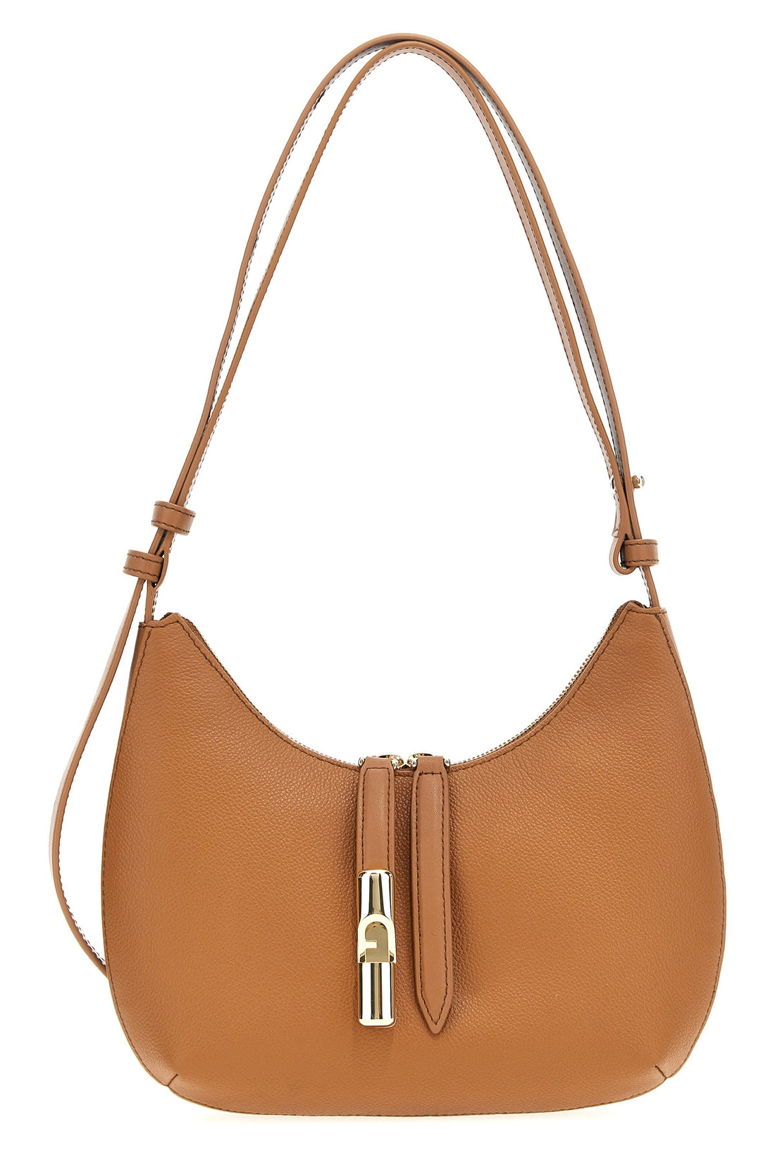 FURLA OS furla goccia s shoulder bag in hammered leather