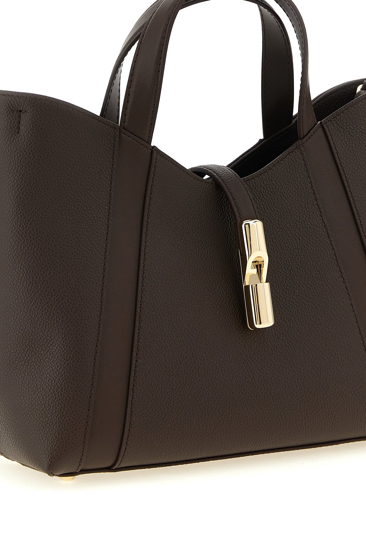 the furla goccia s tote bag exemplifies superior craftsmanship through the mat