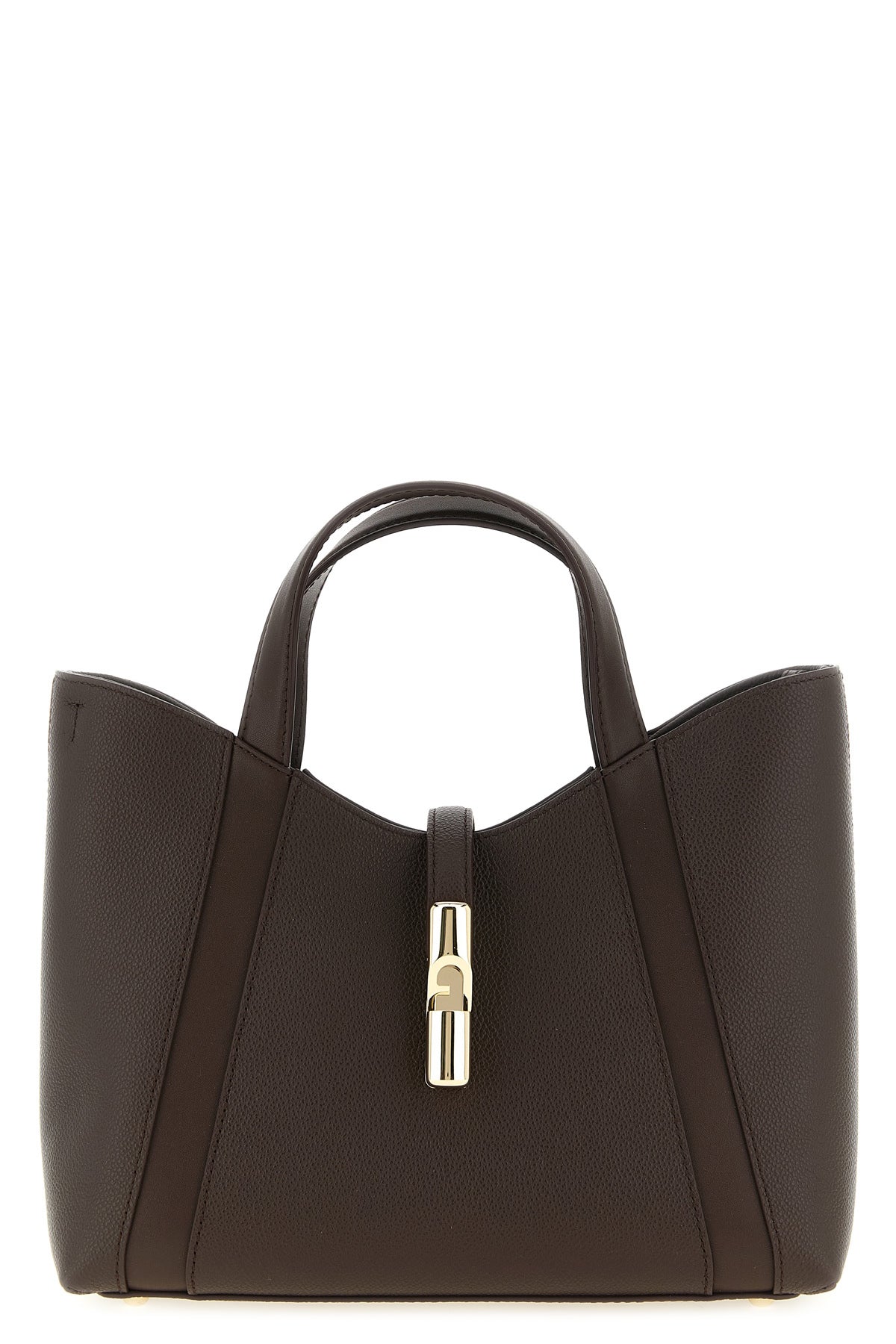 the furla goccia s tote bag exemplifies superior craftsmanship through the mat