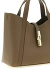 the furla goccia s tote bag in fine calf leather embodies a sculptural and con