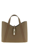the furla goccia s tote bag in fine calf leather embodies a sculptural and con