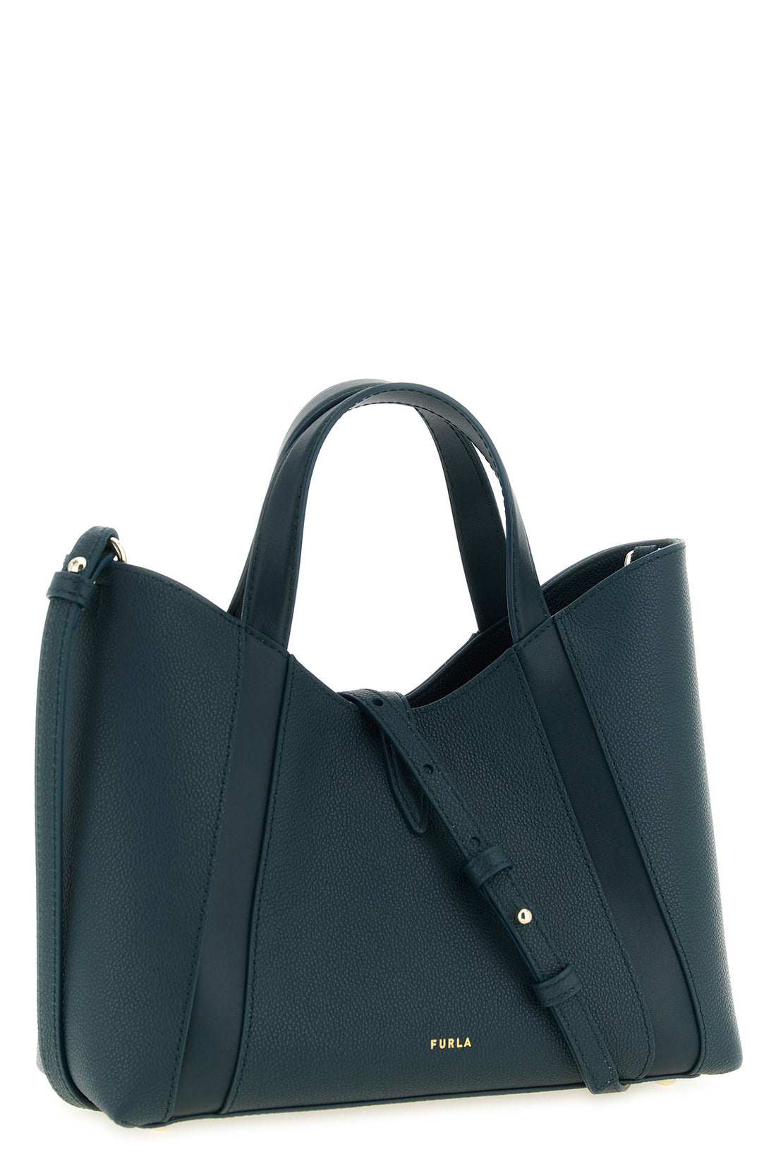 FURLA OS the furla goccia s tote bag in fine hammered calf leather redefines the codes