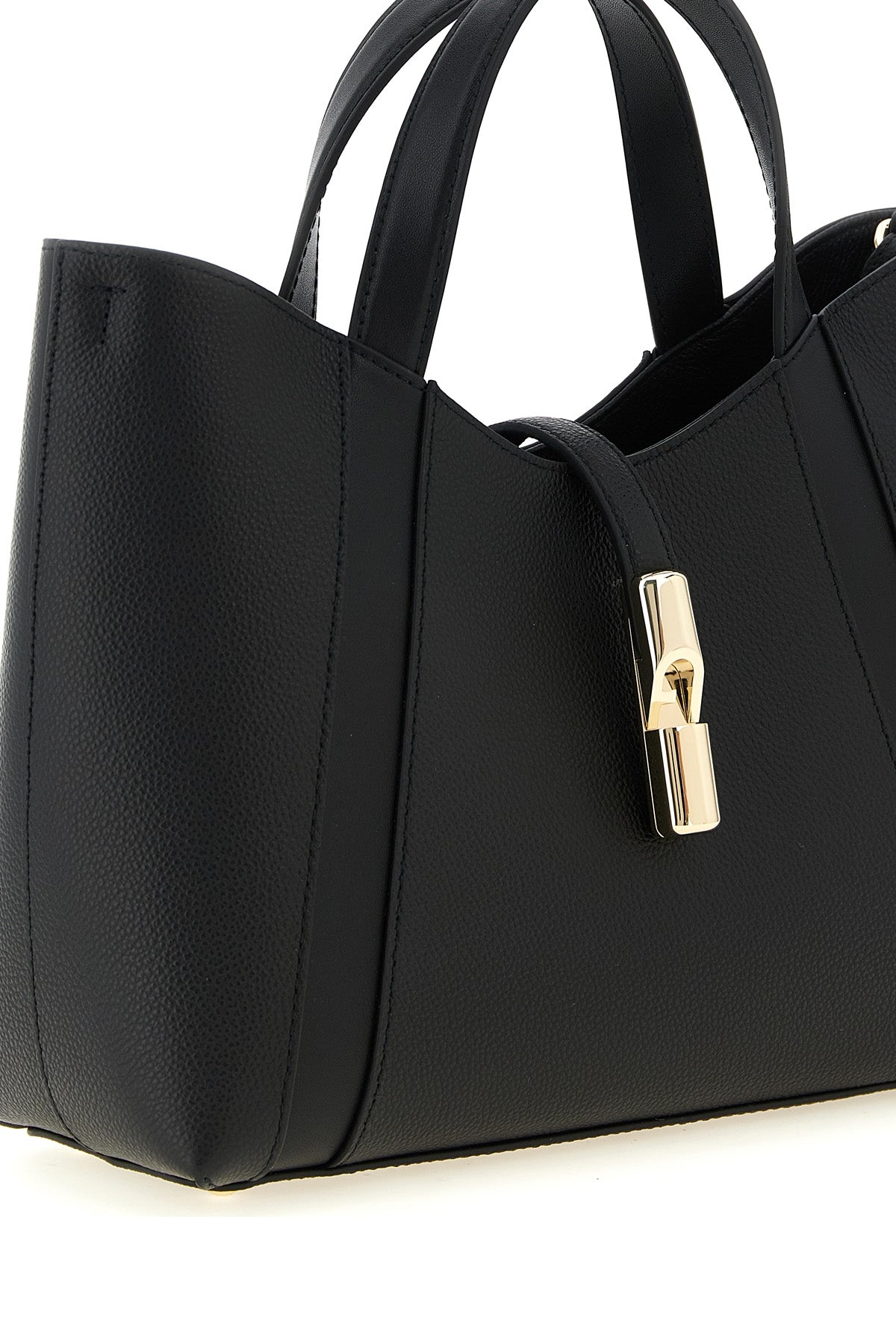 the furla goccia s tote bag defines a new everyday geometry through a structur