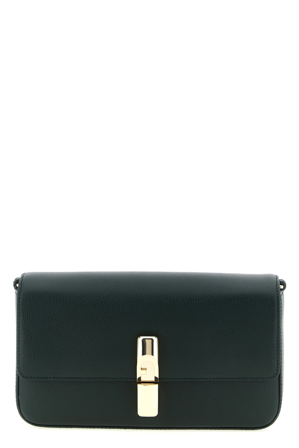 small furla iride crossbody bag in fine hammered leather