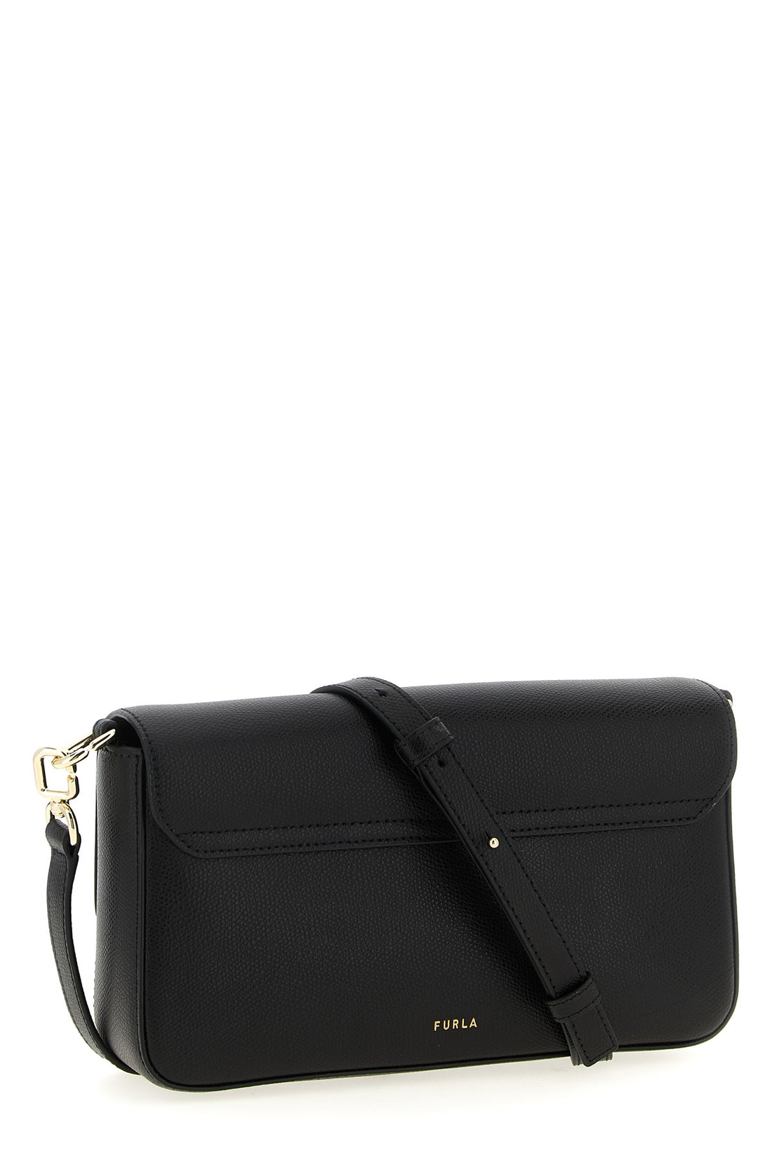 FURLA OS small furla iride hammered leather crossbody bag