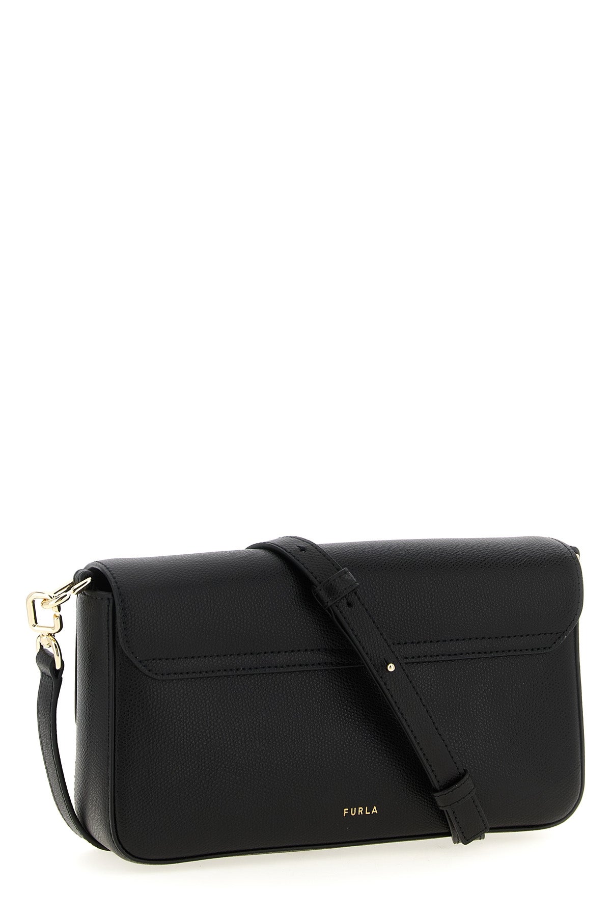 small furla iride hammered leather crossbody bag