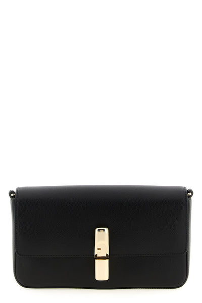small furla iride hammered leather crossbody bag