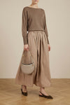 small furla moonstone shoulder bag in calf leather