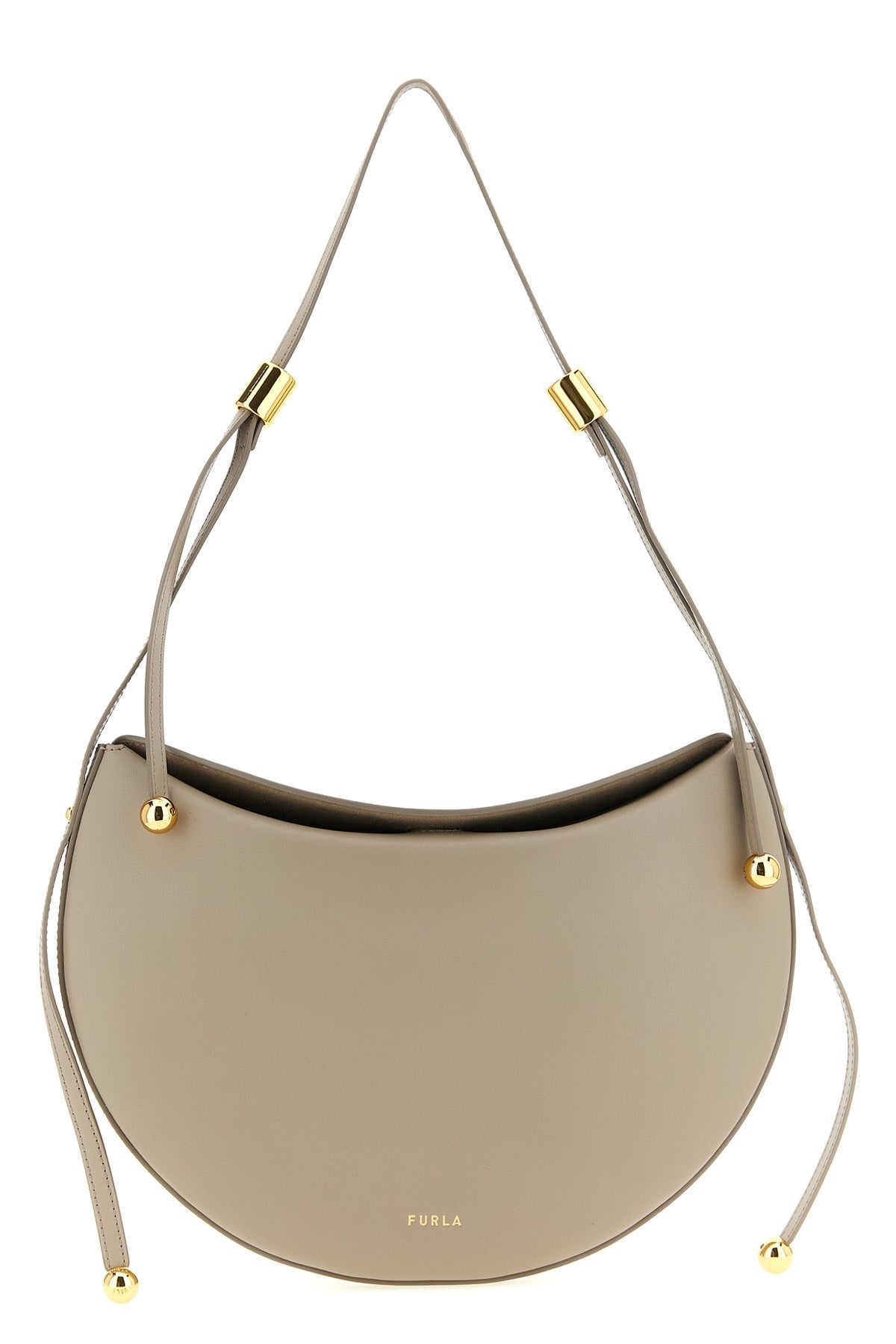 small furla moonstone shoulder bag in calf leather